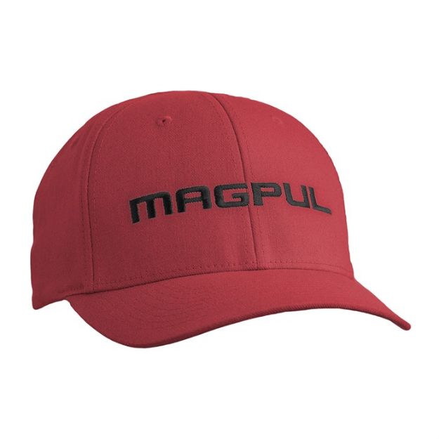 Picture of Wordmark Stretch Fit Cap L/Xl Cardinal Red