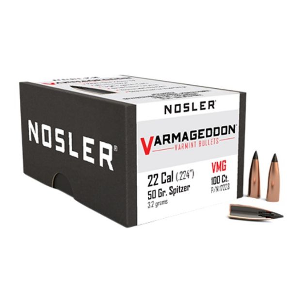 Picture of Varmageddon 22 Cal (0.224'') Flat Base Spitzer 50Gr 100/Box