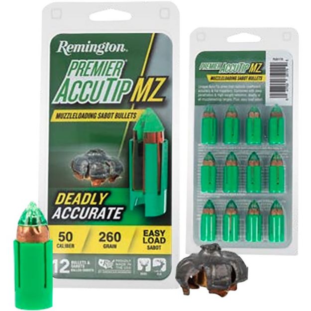 Picture of Premier Accutip Mz 50 Caliber 260Gr Sabot Slug 12/Box