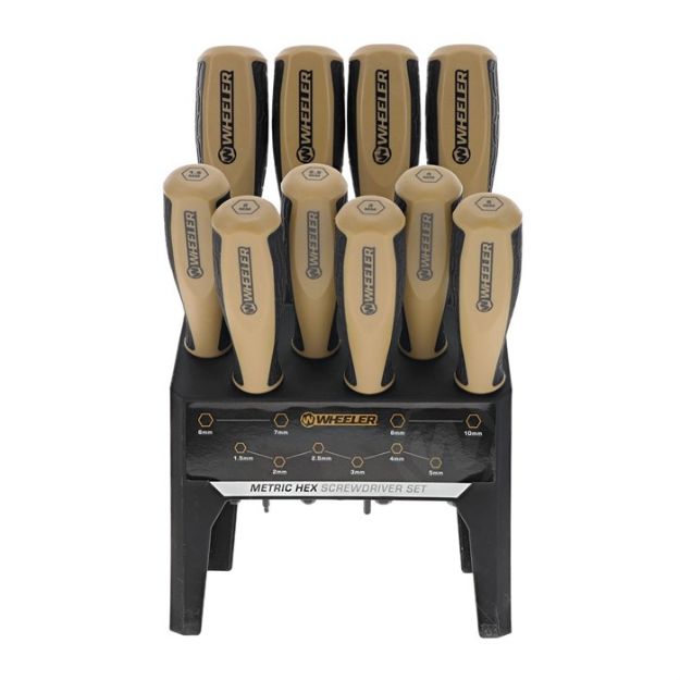 Picture of Metric Hex Benchtop Screwdriver Set 10-Piece