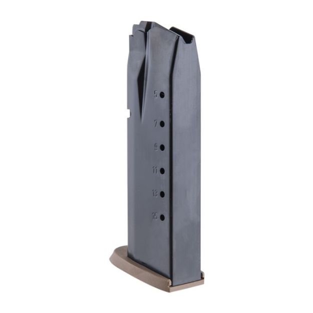 Picture of M&P 40S&W 15 Rd Black W/ Brown Base Plate
