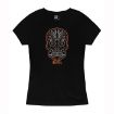 Picture of Women's Sugar Skull Blend T-Shirt  Blk 2Xl
