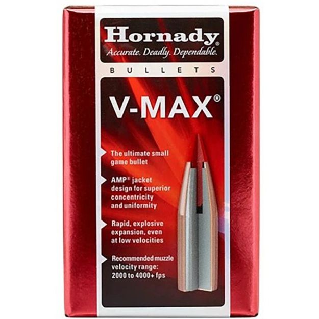 Picture of V-Max® 6Mm Cal. (0.243'') 58Gr Polymer Tip Boat Tail 100/Box
