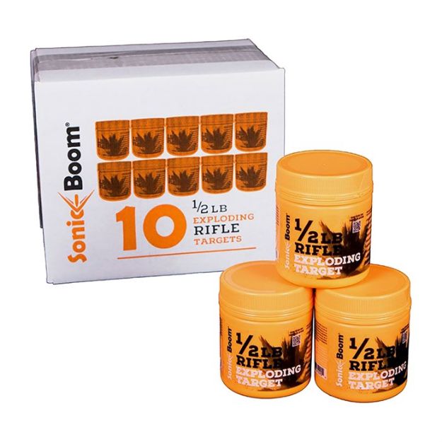 Picture of 1/2 Pound Exploding Rifle Target 10 Pack