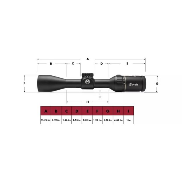 Picture of Signature Hd 2-10X40mm Sfp Ballistic E3 Reticle Black