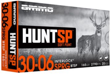 Show details for AMMOINC 3006165SPA20 HUNT SP 3006 165GR 20/10 Picture of AMMOINC 3006165SPA20 HUNT SP 3006 165GR 20/10