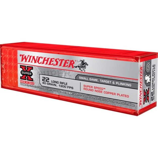 Picture of Super-X 22 Long Rifle 40Gr Lead Round Nose 100/Box