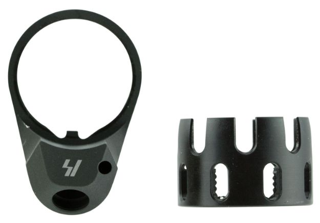 Picture of Ar Receiver Enhanced Castle Nut With Ext Qd Endplate Black