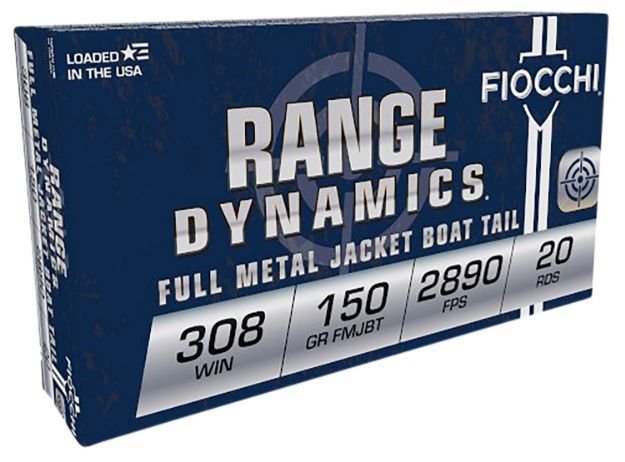 Picture of Fiocchi Shooting Dynamics 308 Win 150Gr Fmjbt 20/Bx