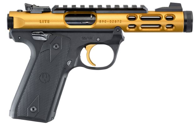 Picture of Mark Iv 22/45 Lite 22 Lr 4.4'' Thrd Bbl (2)10Rd Mag Gold