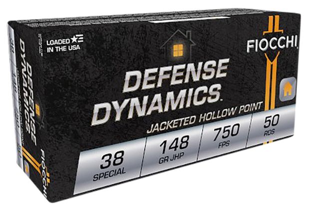 Picture of Fiocchi Sd Ammo 38 Spl 148Gr Sjhp 50/Bx