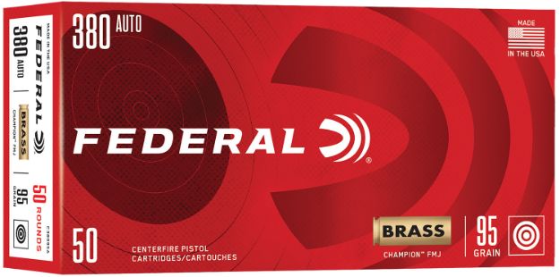 Picture of Champion Target 380 Acp 95Gr Full Metal Jacket 50/Box