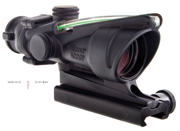 Picture of Acog Army Rco M4 4X32mm Fixed Green Chevron W/Ta51 Mount Blk