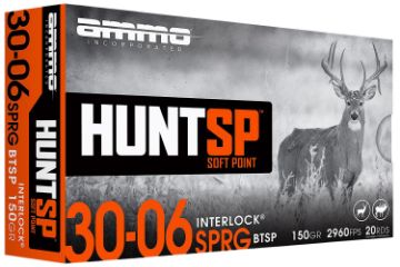Show details for AMMOINC 3006150SPA20 HUNT SP 3006 150GR 20/10 Picture of AMMOINC 3006150SPA20 HUNT SP 3006 150GR 20/10