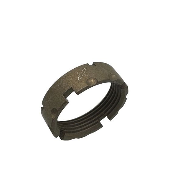 Picture of Ar-15 Billet Castle Nut Burnt Bronze