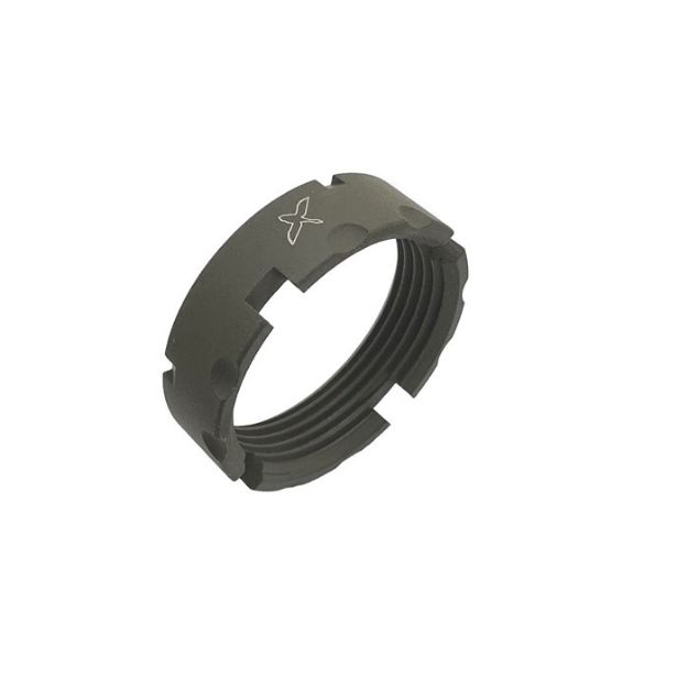 Picture of Ar-15 Billet Castle Nut Burnt Od Green