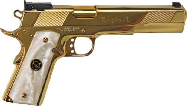Picture of Iver Johnson Eagle Xl 10Mm 6" 24K Gold White Pearl