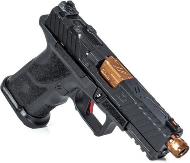 Picture of Zev Oz9c-Cpt-B-Brz-Th Elite 9M M 2-15Rd Pmags Blk/Brz Thread