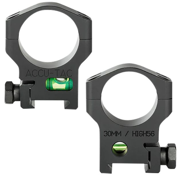 Picture of Accu-Tac 30Mm Scope Rings Steel Flat Black<