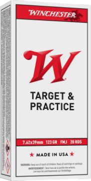 Show details for WIN Q3174 762X39 123 FMJ 20/10 Picture of WIN Q3174 762X39 123 FMJ 20/10