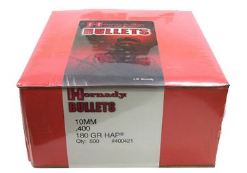 Show details for HORN 400421 BULL .400 180 HAP 500/2 Picture of HORN 400421 BULL .400 180 HAP 500/2