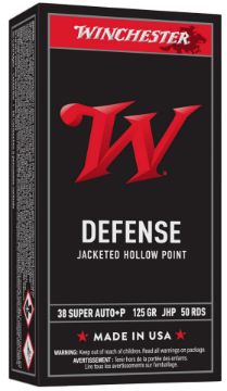 Show details for WIN USA38AJHP 38SP 125 JHP 50/10 Picture of WIN USA38AJHP 38SP 125 JHP 50/10