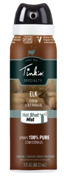 Show details for TINKS W5330 ELK COW ESTROUS HOT SHOT SPRAY MIST Picture of TINKS W5330 ELK COW ESTROUS HOT SHOT SPRAY MIST