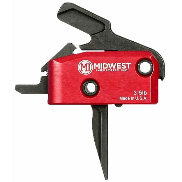Picture of Ar-15 Enhanced Flat Trigger 3.5Lb Single Stage Drop-In Blk