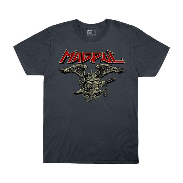 Picture of Heavy Metal Cotton T-Shirt Charcoal Small
