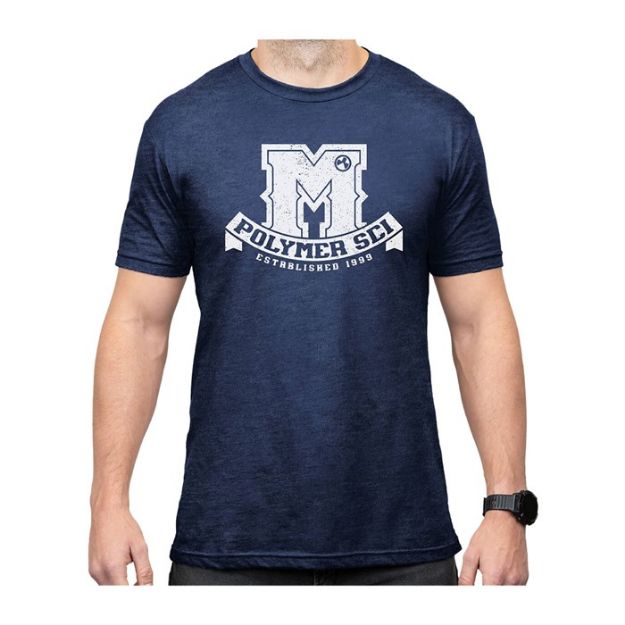 Picture of University Navy Heather T-Shirt Small