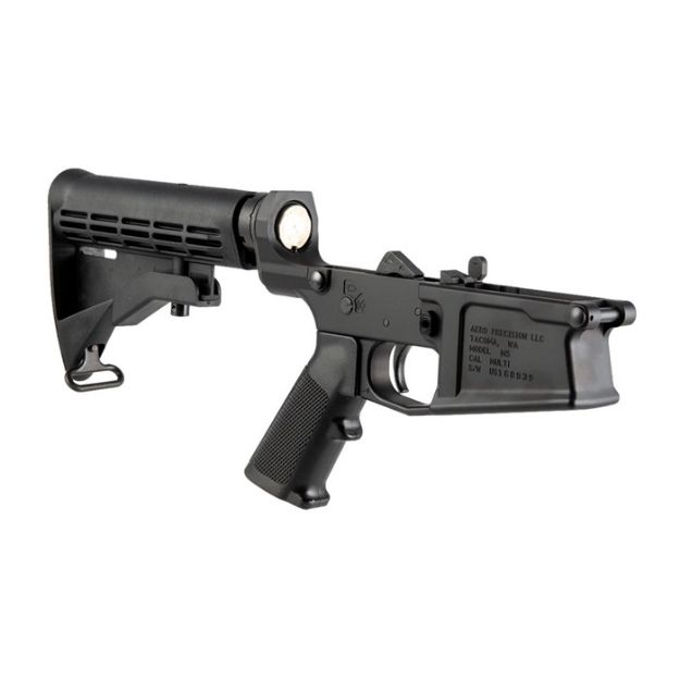 Picture of M5 Comp Lower Receiver W/A2 Grip M4 Stock For Ar .308 Black