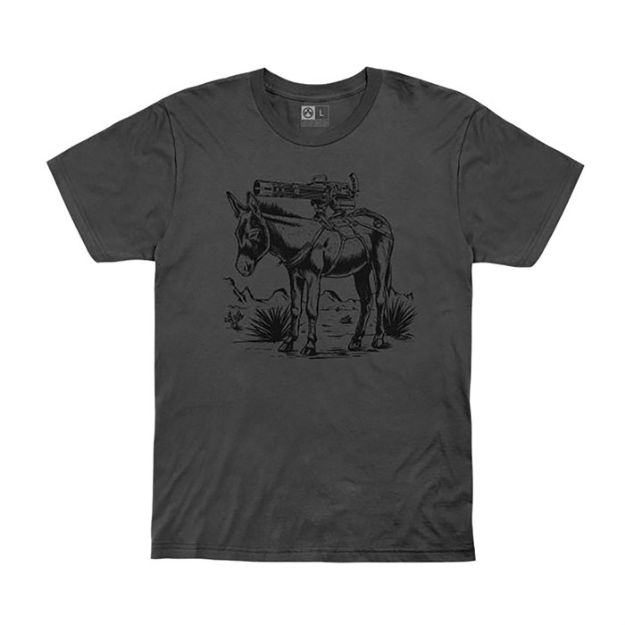 Picture of Burro Cotton T-Shirt 2Xl Charcoal