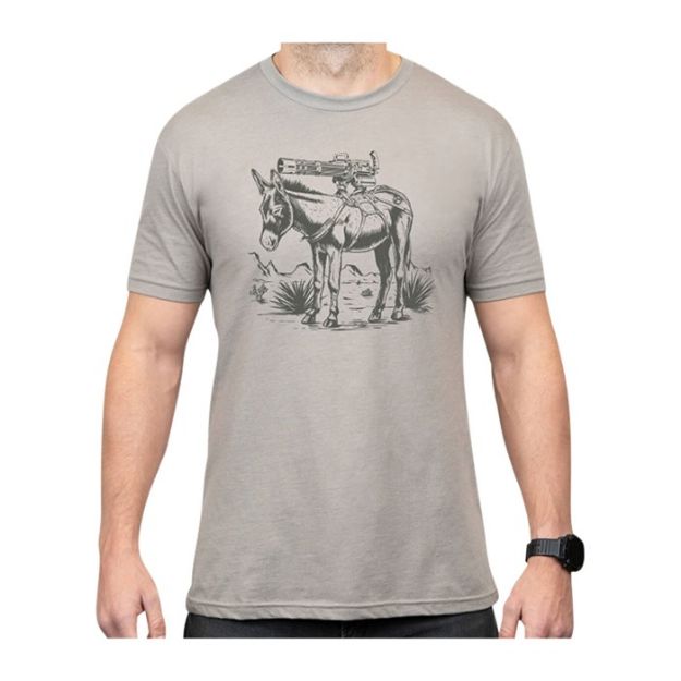 Picture of Burro Cotton T-Shirt Md Silver