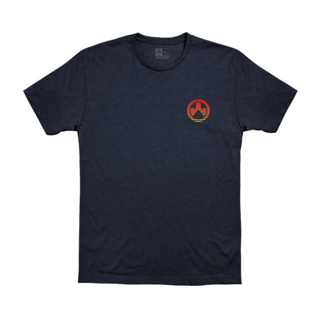 Picture of Sun's Out Cotton T-Shirt Small Navy