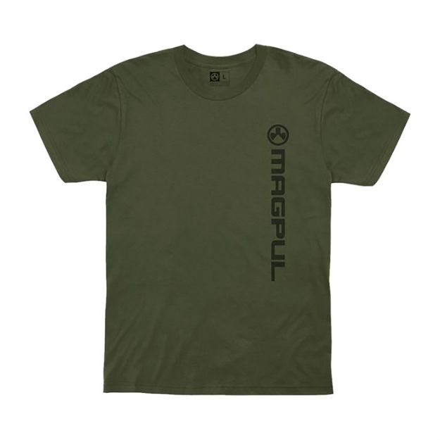 Picture of Vert Logo Cotton T-Shirt Olive Drab Lg
