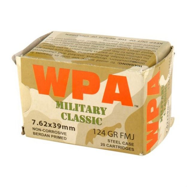 Picture of 7.62X39mm 124Gr Bimetal Full Metal Jacket 20/Box