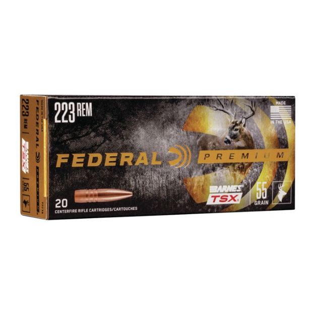 Picture of 223 Remington 55Gr Barnes Tsx 20/Box