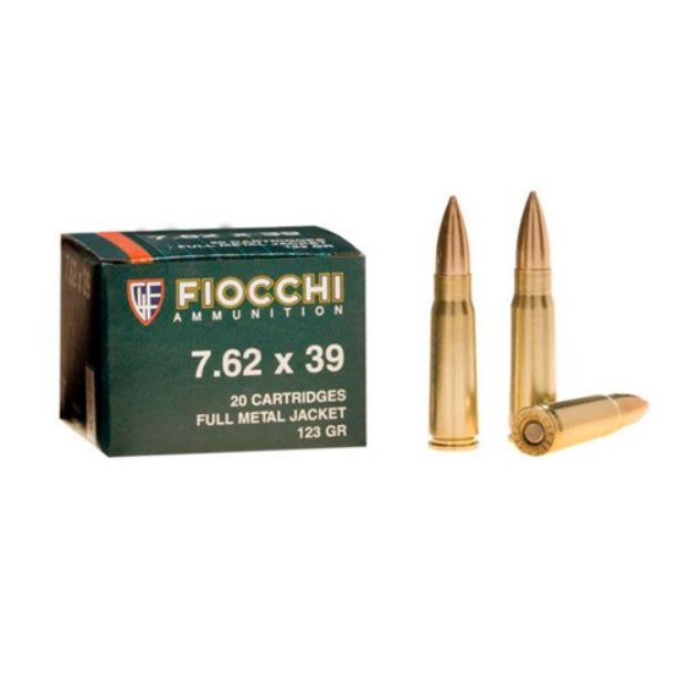 Picture of Fiocchi Shooting Dynamics 7.62X39 124Gr Fmj 20/Bx