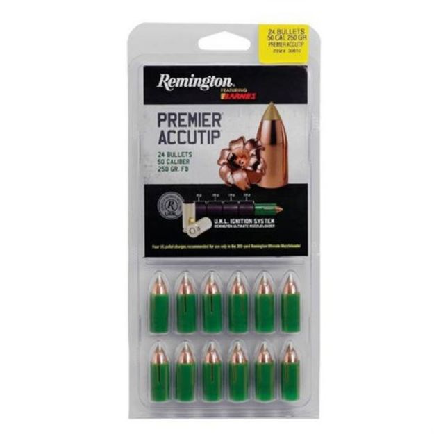 Picture of Remington Muzzleloader Bullets  Accutip 50 Cal 250Gr Sabot