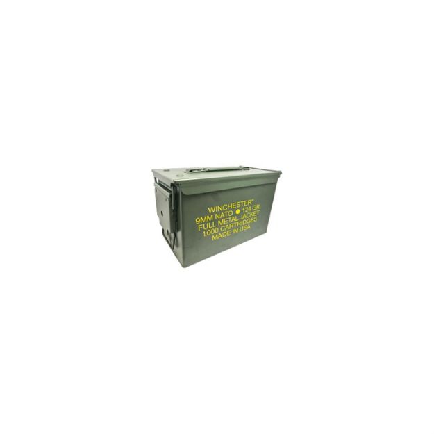 Picture of Winchester Ammo 9Mm 124Gr 1000Rd Can