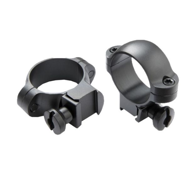 Picture of Burris Med Deluxe Steel Quick Det Rimfire/Airgun Rings Matte