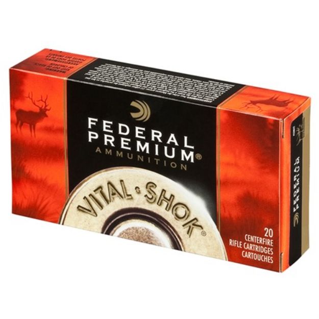 Picture of Federal Vital Shok 25-06 Rem 115Gr Nosler Partition 20/Bx