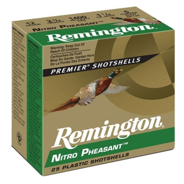 Picture of Remington Nitro Pheasant 12Ga 2.75 1-1/4Oz #5 25/Bx