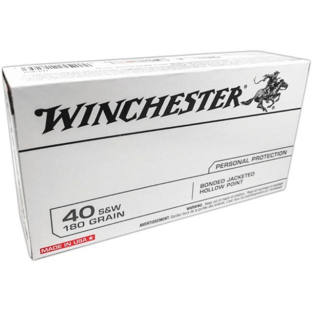 Picture of Winchester Ammo 40S&W 180Gr. Jhp Bonded 50/Bx