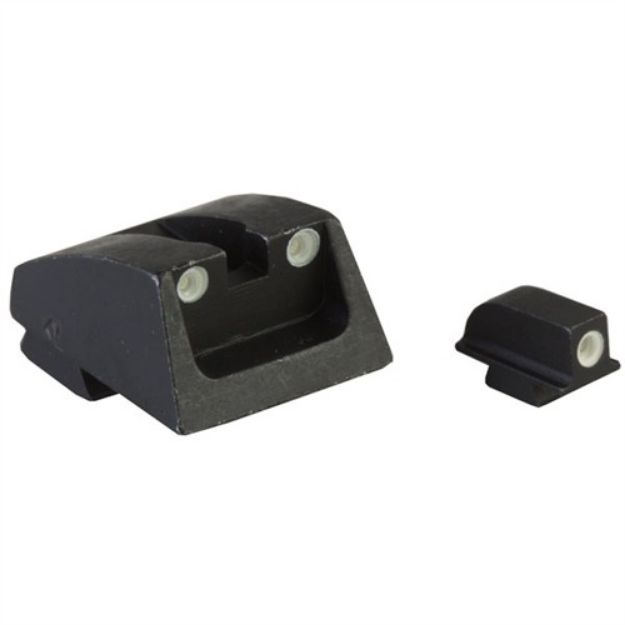 Picture of Tritium Fixed Night Sight (Pre 2007) Green Front 3 White Dot