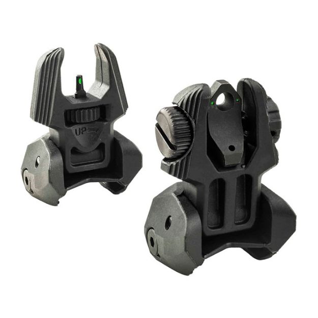 Picture of Frbs Self-Illuminated Flip Backup Sights 2 Dot Rear-Black