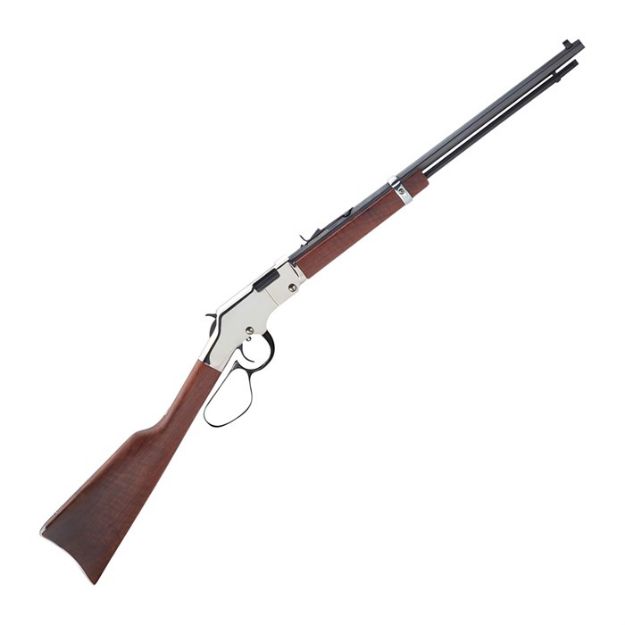 Picture of Big Boy Silver Large Loop Lever Action 45 Colt Wood/Silver