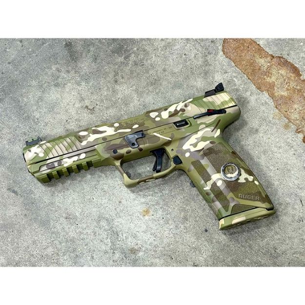 Picture of Ruger 57 5.7X28 Pistol Cerakote Multicam By Blowndeadline