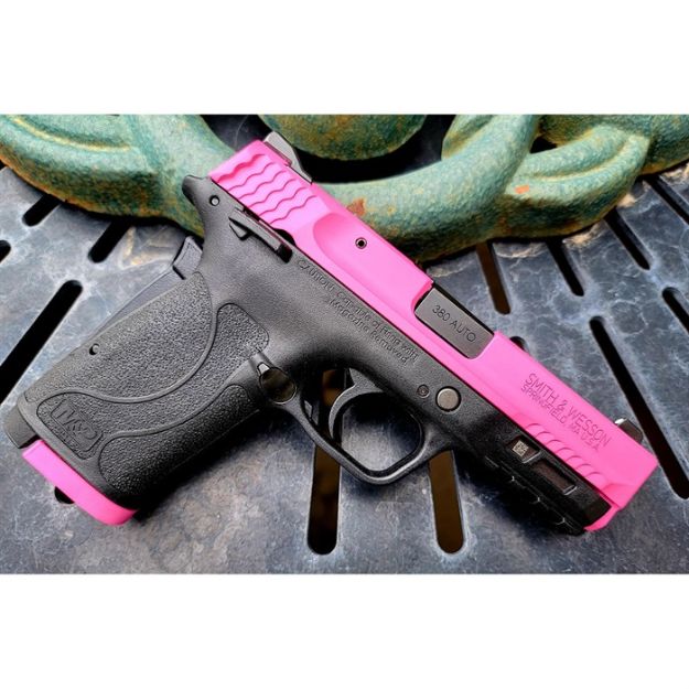 Picture of S&W Ez380 With Safety 380 Pistol Pink Cerakote H-141