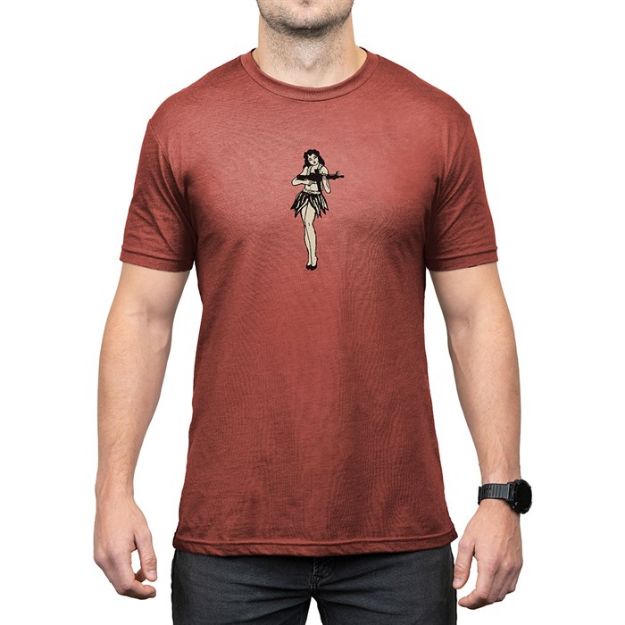Picture of Hula Girl Cvc T-Shirt 3Xl Redrock Heather